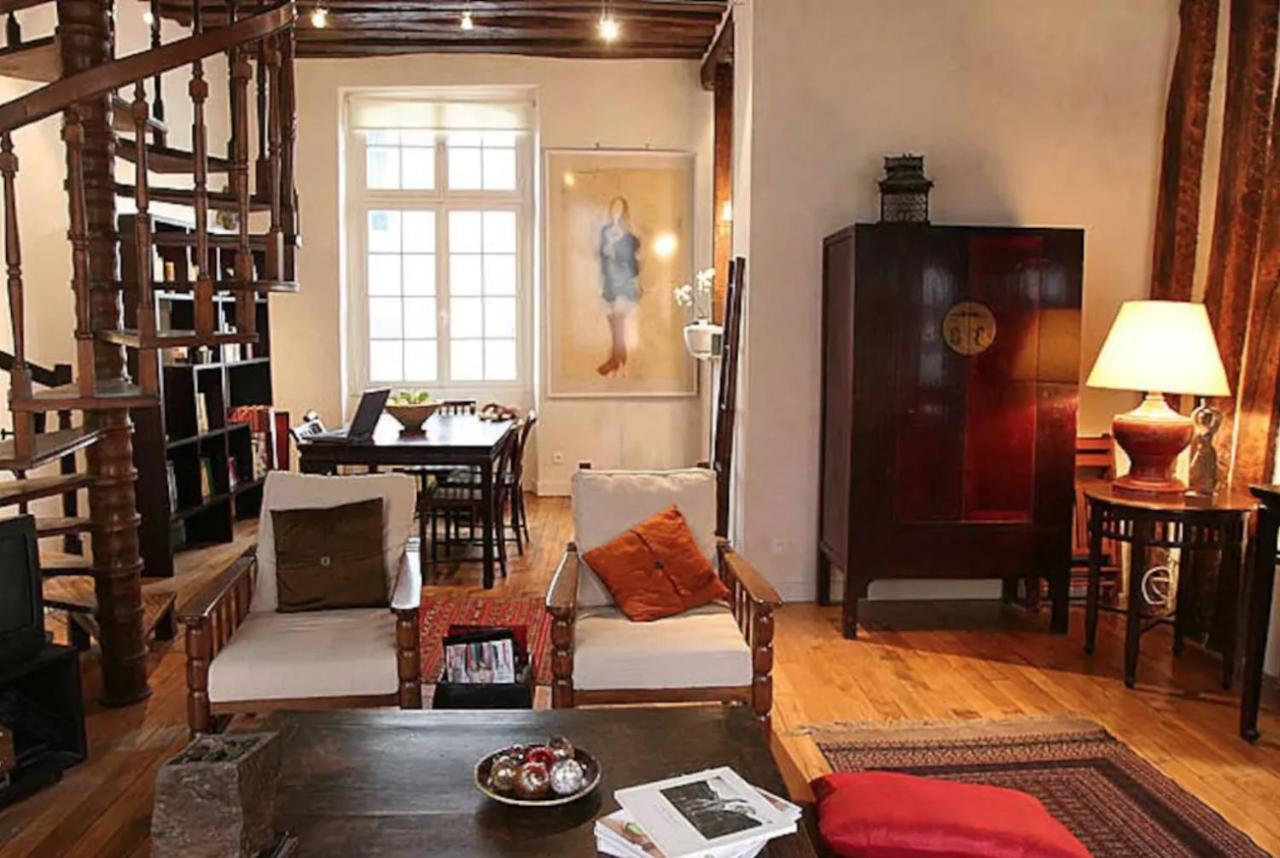 Charming Cosy Triplex In Trendy Marais Apartamento Paris Exterior foto
